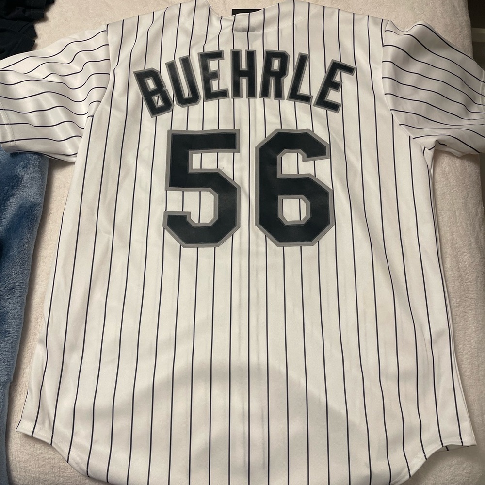 Authentic #56 Buehrle Baseball Jersey - Picture 3 of 8